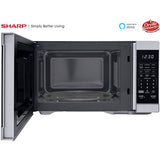 Sharp - 1.1 CF Smart Countertop Microwave Oven, Orville Redenbacher's Certified - Stainless