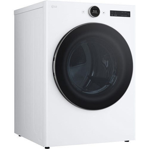 LG - 7.4 CF Ultra Large Capacity Gas Dryer w/ Sensor Dry, TurboSteam, Wi-Fi - DLGX5501W