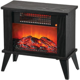 LifeSmart - 1000W Tabletop Infrared Fireplace Space Heater