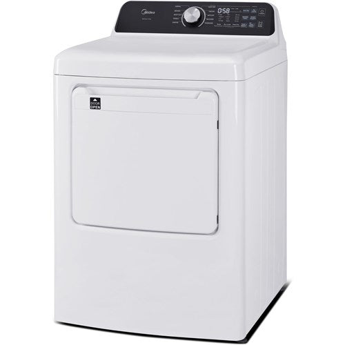 Midea - 7.0 CF Electric Dryer, Sensor DryDryers - MLTE45N4BWW