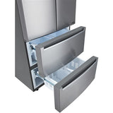 LG - 19 CF 4-Door Counter Depth French Door Refrigerator, 33" - LRMNC1803S