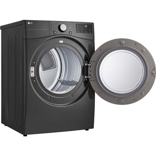 LG - 7.4 CF Ultra Large Capacity Electric Dryer with Sensor Dry, NFC Tag On - DLE3470M