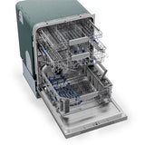 Midea - 24" Top Ctrl Dishwasher, 45 dBA, 3rd Rack, Wi-Fi - Stainless - MDT24P5AST