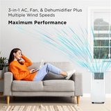 TCL - 5, 000 BTU SACC (7, 000 BTU ASHRAE) Smart Portable AC, 115V