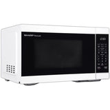 Sharp - 1.1 CF Countertop Microwave Oven - White