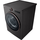 LG - 7.4 CF Ultra Large Capacity Electric Dryer w/ Sensor Dry and TurboSteamDryers - DLEX6500B