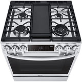 LG - 6.3 CF Dual Fuel Slide-In Range, ProBake Convection InstaView, Air FryDual Fuel Slide-in - LSDL6336F