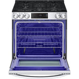 LG - 5.8 CF Gas Single Oven Slide-In Range, EasyClean Plus Self Clean, ThinQ - LSGL5831F