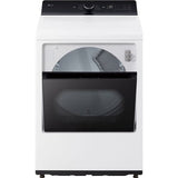 LG - 7.3 CF Electric Dryer, Wi-Fi, Easy Load, AI Sensor Dry - DLE8400WE
