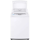 LG - 4.1 CF Top Load Washer (WT6105CW) & 7.3 CF Gas Dryer (DLG6101W) - WT6105CW-G-KIT