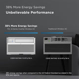 TCL - 8, 000 BTU Inverter Smart Window AC, 115V, R32