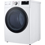 LG - 7.4 CF Ultra Large Capacity G Dryer w/ Sensor Dry, TurboSteam, Wi-Fi - DLGX4201W