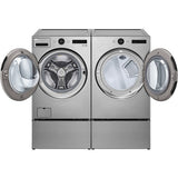 LG - 4.5 CF Front Load Washer (WM5500HVA) & 7.4 CF Electric Dryer (DLEX5500V) - WM5500HVA-E-KIT