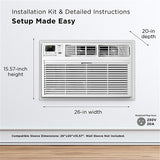 TCL - 10,000 BTU Smart Through-the-Wall AC 115V - White - H10T9E1-A