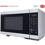 Sharp - 1.1 CF Smart Countertop Microwave Oven, Orville Redenbacher's Certified - Stainless