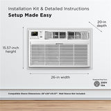 TCL - 10,000 BTU Smart Through-the-Wall AC 230V - White - H10T9EX1-A