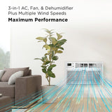 TCL - 8000 BTU Smart Through-the-Wall AC 115V - White