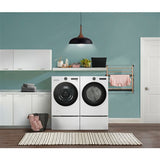 LG - 7.4 CF Ultra Large Capacity Gas Dryer w/ Sensor Dry, TurboSteam, Wi-Fi - DLGX5501W