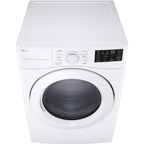 LG - 7.4 CF Ultra Large Capacity Electric Dryer with Sensor Dry, NFC Tag OnDryers - DLE3470W