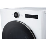 LG - 7.4 CF Ultra Large Capacity Electric Dryer w/ Sensor Dry and TurboSteamDryers - DLEX5500W