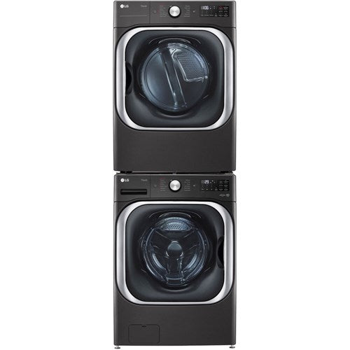 LG - 5.2 CF Front Load Washer (WM8900HBA) + 9.0 CF Electric Dryer (DLEX8900B) - WM8900HBA-E-KIT