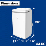 Amana - 8000 BTU Portable Air Conditioner - white | MF-08KC