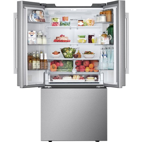 LG - 21 CF Counter Depth Max French Door, 33" Wide,Non Dispense,Hybrid Handle - LF21G6201S