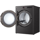 LG - 7.4 CF Ultra Large Capacity Electric Dryer w/ Sensor Dry and TurboSteam - DLEX6500B