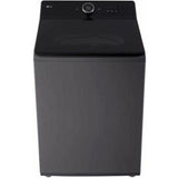 LG - 5.5 CF Top Load Washer, LCD Digital Dial Control, TurboWash3D, Easy Unload - Black Steel - WT7900HBA