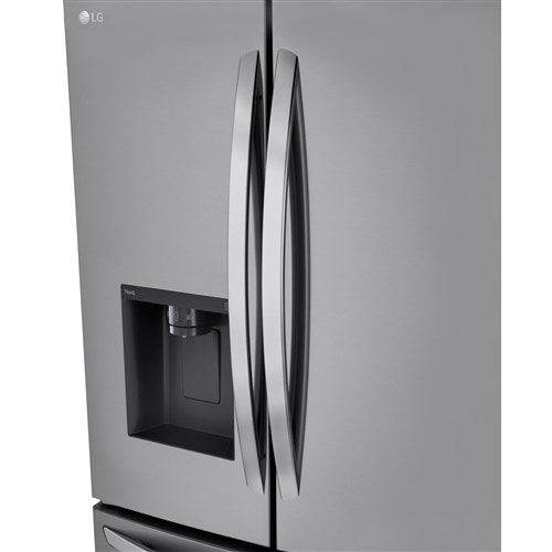 LG - 26 CF 3 Door Counter Depth French Door, Ice and Water with Dual IceRefrigerators - LRFXC2606S