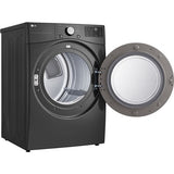 LG - 7.4 CF Ultra Large Capacity Gas Dryer with Sensor Dry, NFC Tag On - DLG3471M