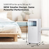 TCL - 5, 000 BTU SACC (7, 000 BTU ASHRAE) Smart Portable AC, 115V