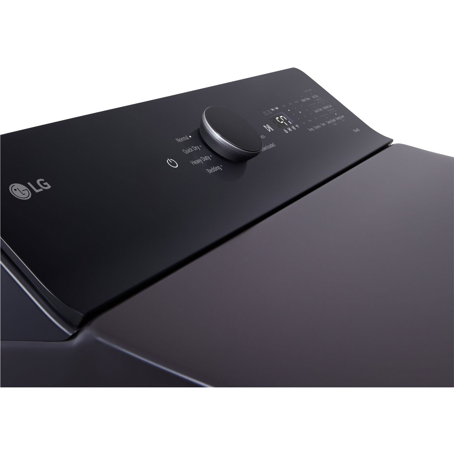 LG - 7.3 cu. ft. 7.3 CF Electric Dryer, Wi-Fi, Easy Load, AI Sensor Dry - Black Matte - DLE8400BE