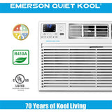 Emerson Quiet - 12,000 BTU Heat/Cool TTW Air Conditioner, 230V | EATE12RD2T