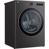 LG - 7.4 CF Ultra Large Capacity Electric Dryer w/ Sensor Dry and TurboSteam - DLEX6500B