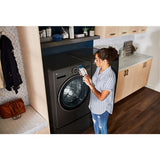 LG - 7.4 CF Ultra Large Capacity Electric Dryer w/ Sensor Dry and TurboSteamDryers - DLEX6500B