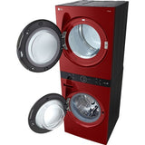 LG - 4.5 CF / 7.4 CF Gas Washtower with Center Control, TurboSteamLaundry Centers - WKGX201HRA