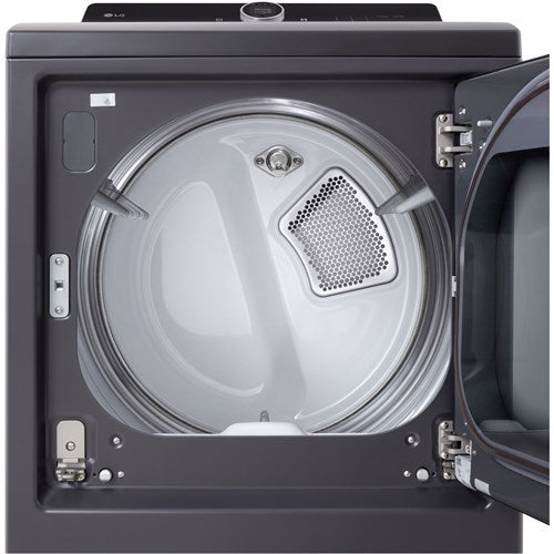 LG - 7.3 CF Gas Dryer, LCD Digital Dial Control, Wi-Fi, Easy Load, Steam - DLGX8601BE