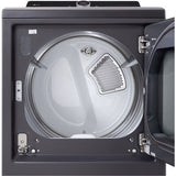 LG - 7.3 CF Gas Dryer, LCD Digital Dial Control, Wi-Fi, Easy Load, Steam - DLGX8601BE