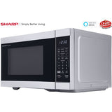 Sharp - 1.1 CF Smart Countertop Microwave Oven, Orville Redenbacher's Certified - Stainless