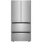 LG - 19 CF 4-Door Counter Depth French Door Refrigerator, 33"Four-Door - LRMNC1803S