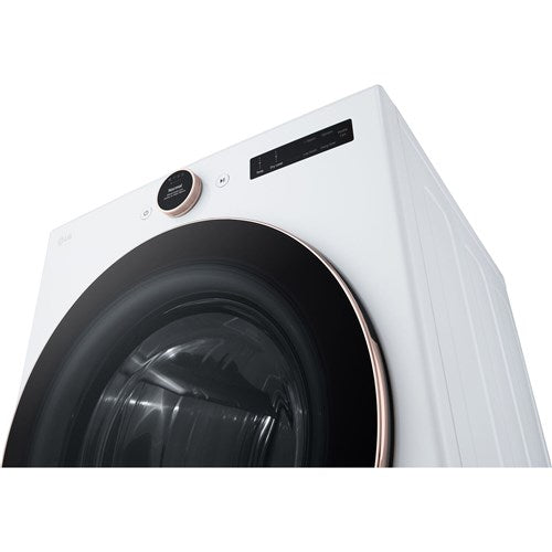 LG - 7.4 CF Ultra Large Capacity Electric Dryer w/ Sensor Dry and TurboSteamDryers - DLEX6500W