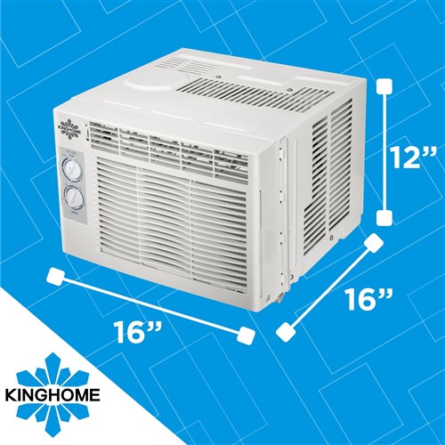 Kinghome - 5,000 BTU Window Air Conditioner with Mechanical Controls | KHW05BTM