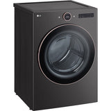 LG - 7.4 CF Ultra Large Capacity Gas Dryer w/ Sensor Dry, TurboSteam, Wi-Fi - DLGX6501B