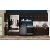 LG - 7.3 CF Electric Dryer, Sensor Dry, NeverRust Stainless Steel Drum - DLE6100M