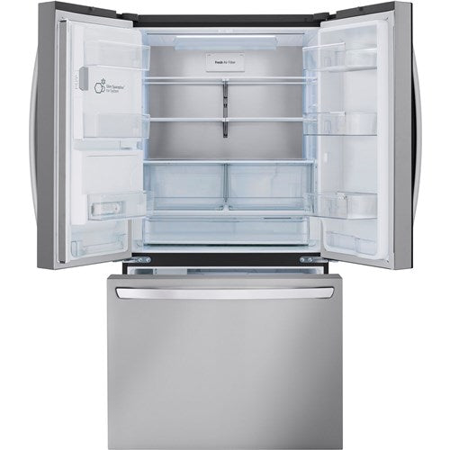 LG - 31 CF 3 Door French Door, Ice and Water with Dual Ice - LRFXS3106S
