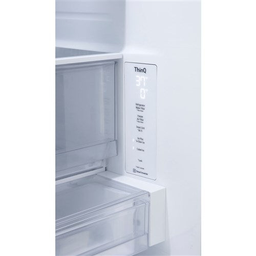 LG - 31 CF 3 Door French Door, Ice and Water with Dual Ice - LRFXS3106S
