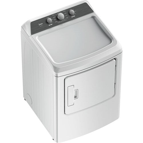 Midea - 6.7 CF Gas Dryer, Sensor Dry - MLTG41N1BWW