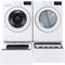 LG - 5.0 CF Front Load Washer (WM3470CW) & 7.4 CF Electric Dryer (DLE3470W) - WM3470CW-E-KIT