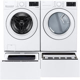 LG - 5.0 CF Front Load Washer (WM3470CW) & 7.4 CF Electric Dryer (DLE3470W) - WM3470CW-E-KIT